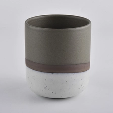 China Popular Round Bottom Shaped Ceramic Jars Candle Wholesale manufacturer