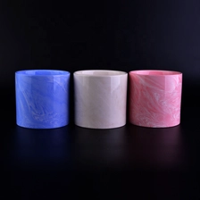 China Home decoration colorful candle ceramic holder 10oz 20oz manufacturer