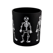 China 10 oz Popular empty black personalized candle glass jars home decoration manufacturer