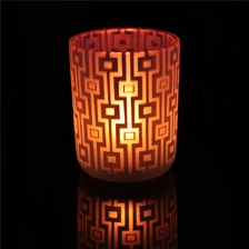 China Customized Christmas Wedding Decorative Glass Candle Jars Wholesale manufacturer