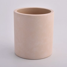 China Hot Sale Pink Cement Candle Vessels Wholesale manufacturer