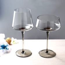China Coquetel de cupê cinza colorido Champagne Tower Glass Dir fabricante