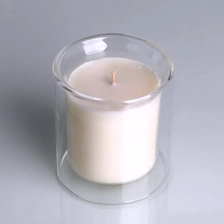 Cina Scegli di candele in vetro a doppia parete color 8 once. candele profumate di cera di soia produttore