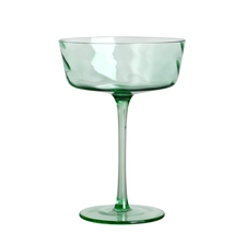 China Cristal sem chumbo 300ml 10oz colorido transparente verde taças coquetel turbilhão onda cupê vidro fabricante