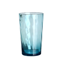 Chine Tableau de verre d'onde bleu transparent de 16 oz fabricant