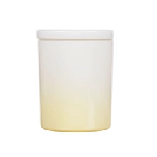 Chine 11 oz Ombre Coloration Bougie Verre Avec Couvercle En Gros fabricant