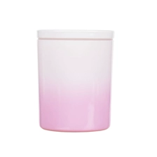 Chine Vrac 11oz Gradient Sprays Bougie Récipient en verre avec couvercle fabricant