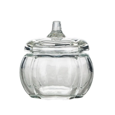 China 4oz Recycled Glass Pumpkin Candle Holder manufacturer