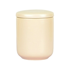 Chiny Niestandardowy ceramiczny świecznik z mango z mlekiem kokosowym z pokrywką producent
