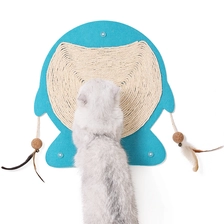 China Cat Scratcher Cat Scratching Pad Lounge Bed, Durable Recyclable Sisal Hemp no Scraps Funny Toys Scratch Board. manufacturer