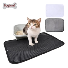 China Fish Shape/ Cat Shape Design No Leak Cat Litter Mat manufacturer