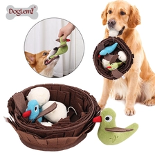 Chine Chien soulage l'ennui artefact animal de compagnie nid d'oiseau puzzle jouet de reniflement de nourriture manquant son de reniflement de nourriture manquant accompagné de fournitures pour animaux de compagnie résistantes aux morsures fabricant