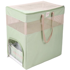 porcelana Transportín para mascotas aprobado por aerolínea, bolsa de viaje para perros y gatos para coche, transportador de viaje portátil de 2 niveles para mascotas con caja de arena fabricante