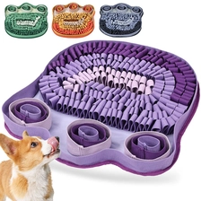 China Heavy Paw Design Dog Food Forage Mat Snuff Training Bowl Pet Foraging Feeding Mat manufacturer