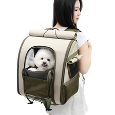 China Doglemi New Design Polyester and Nylon Scalable Space Multifunctional Pet Carrier Backpack Dog Accessories manufacturer