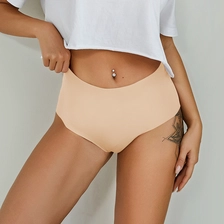 China S-SHAPER Women Seamless Panties High Waisted Full Coverage Cotton Comfy Sexy Thong Hote Sell manufacturer
