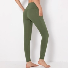 China S-SHAPER Seamless Yoga Leggings for Women with Pockets High Waisted Tummy Control Women's Butt Lift Yoga Workout Leggings Running Pants manufacturer