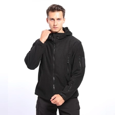 China S-SHAPER Men's Full-Zip Soft Shell Winter Jacket Supplier, Waterproof Fleece Lined Athletic Jacket, Outdoor Sport Windproof Jackets manufacturer