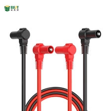 중국 BST-040-JP 압력 2000V 20A 부동액 바나나 더블 헤드 연결 테스트 부드러운 실리콘 와이어 모든 구리 볼드 다양한 테스트 연결 교정에 적합 제조업체
