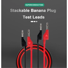 중국 18AWG 2000V 20A 스택형 이중 바나나 플러그 테스트 리드, 최고의 도구 BST-070-JP 제조업체