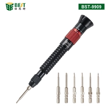 China Fabricante de ferramentas de reparo de fábrica na China BST-9909 Conjunto de chave de fenda de torque ajustável Chaves de fenda de ferramentas de reparo de telefone celular fabricante