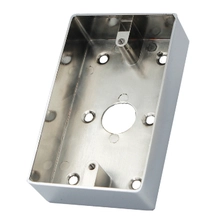 Chiny ACM-M70 Grubość 28 mm Tylna skrzynka ze stopu cynku do drzwi Metalowy przycisk wyłącznika wyjściowego Push Button Back Box producent