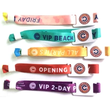 porcelana Pulseras tejidas RFID de la etiqueta RFID de la seguridad de 125 kHz personalizada RFID fabricante
