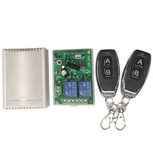 중국 DC12V 무선 315MHz 2 릴레이 RF 원격 제어 스위치 수신기 제조업체