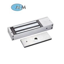Cina ACM-Y500S Pintu Kaca Tanpa Bingkai Kayu 12V Kunci Kontrol Akses Kekuatan Penahan 500KG 1200lbs Kunci Magnetik Listrik pabrikan