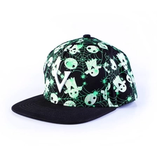 China 5 painéis vfa bordado logotipo crianças snapback impressão chapéus fabricante