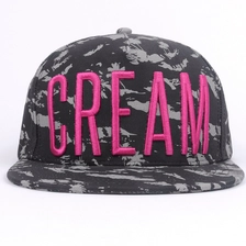 porcelana Sombrero de snapback de panel plano personalizado de ala 5 fabricante
