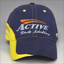 Cina heavy brush cotton embroidery baseball cap produttore