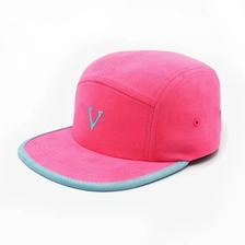 China Einfarbige Snapback-Kappe mit VFA-Stickerei und 5 Einsätzen Hersteller