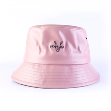 Chine chapeaux de seau en cuir de logo d'été vfa uni personnalisé fabricant