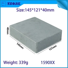 China 1590XX 145*121*40mm Aluminum Metal Stomp Box Case Enclosure Guitar Effect Pedal manufacturer