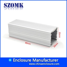 Китай 25 (H) x25 (W) x80 (L) мм Серебристый цветной алюминиевый корпус Электронный блок устройства / AK-C-C67 производителя