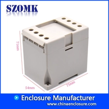 China 80*54*71mm plastic din rail enclosure electrical cabinet AK-DR-28 Hersteller