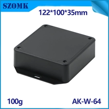 China ABS-Kunststoff-Wandhalterung schwarzes Projektkasten AK-W-64 Hersteller