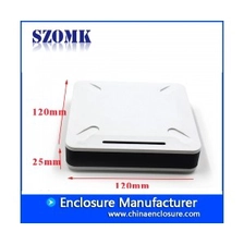 الصين SZOMK new desgin plastic enclosure WIFI Box electronics network case AK-NW-05 120 * 120 * 25 mm الصانع