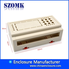 China Din Rail enclosure ABS Plastic Control box PLC Case for electronics AK-DR-36 160*95*55mm manufacturer