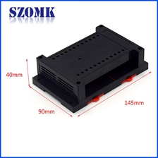 China Heißer Verkauf ABS Kunststoff-DIN-Schiene Gehäuse von SZOMK / AK-P-06 / 145x90x40mm Hersteller