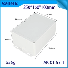 الصين IP66 250*160*100 مم مقاوم للماء الجدار البلاستيكي التثبيت صندوق تقاطع AK-01-55-1 الصانع