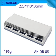 중국 플라스틱 DIN 레일 인클로저 AK-DR-85 불꽃 UL-94-V0 제조업체