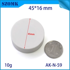 Chine Boîtier en plastique personnalisé SZOMK de 45 x 56 mm à jonction ronde sur rail DIN fabricant