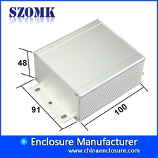 Cina SZOMK custodia in alluminio per estrusione di alluminio 48 * 91 * 100mm AK-C-C31 produttore