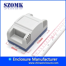 China Shenzhen factory supplier abs plastic din rail box for controller terminal enclosure size 112*65*56mm Hersteller