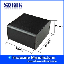 China kleines elektronisches Projekt für Stromversorgung Aluminiumgehäuse für pcb AK-C-B52 23 * 44 * 40 Hersteller