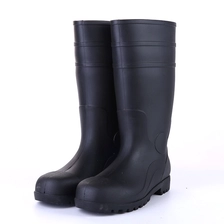 Cina Stivali da pioggia industriale in PVC di perforazione in acciaio da 801BB Stivali da pioggia per uomini produttore