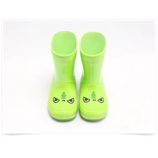 Chine KRB-003 bottes de pluie pvc colorées vert pour les enfants fabricant