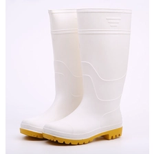 China KWYN food industry white pvc rain boots manufacturer